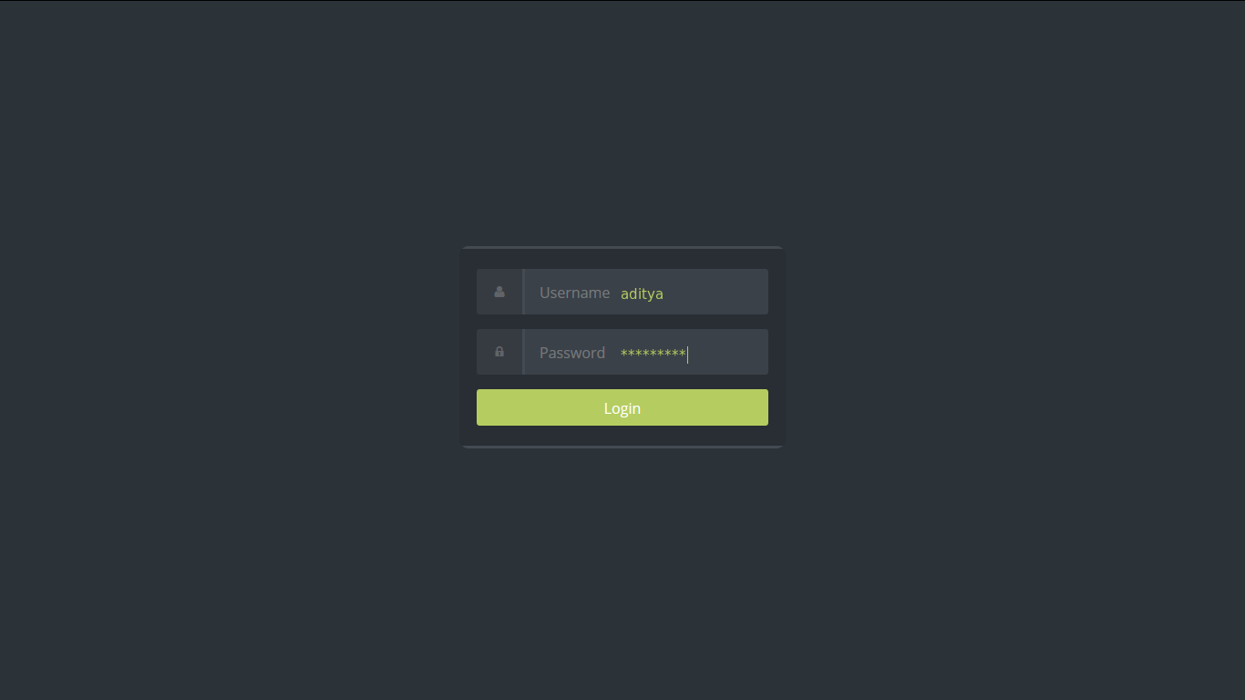 slim greeny-dark theme screenshot
